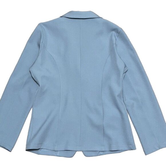 MISSLOOK Blue 3-Button Light Blazer MEDIUM - Picture 4 of 11